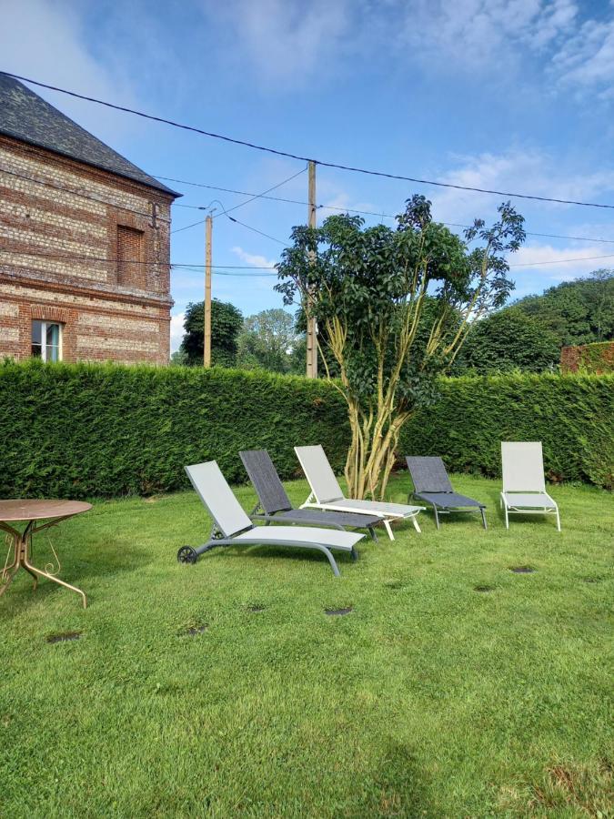 La Maison Aux Pivoines Theuville-aux-Maillots Exterior foto